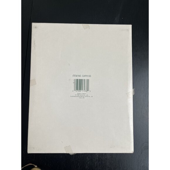 Vintage 1990 A Christmas Shoppe Hand Painted Porcelain Ornaments New in Box 6 - Picture 5 of 8